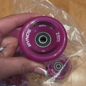 Sonar Zen roller skate wheels by Riedell set of 8 62x32 mm